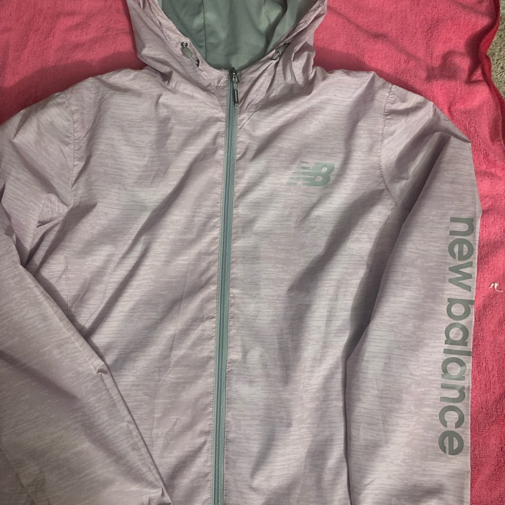 New Balance Lavender Hooded Jacket